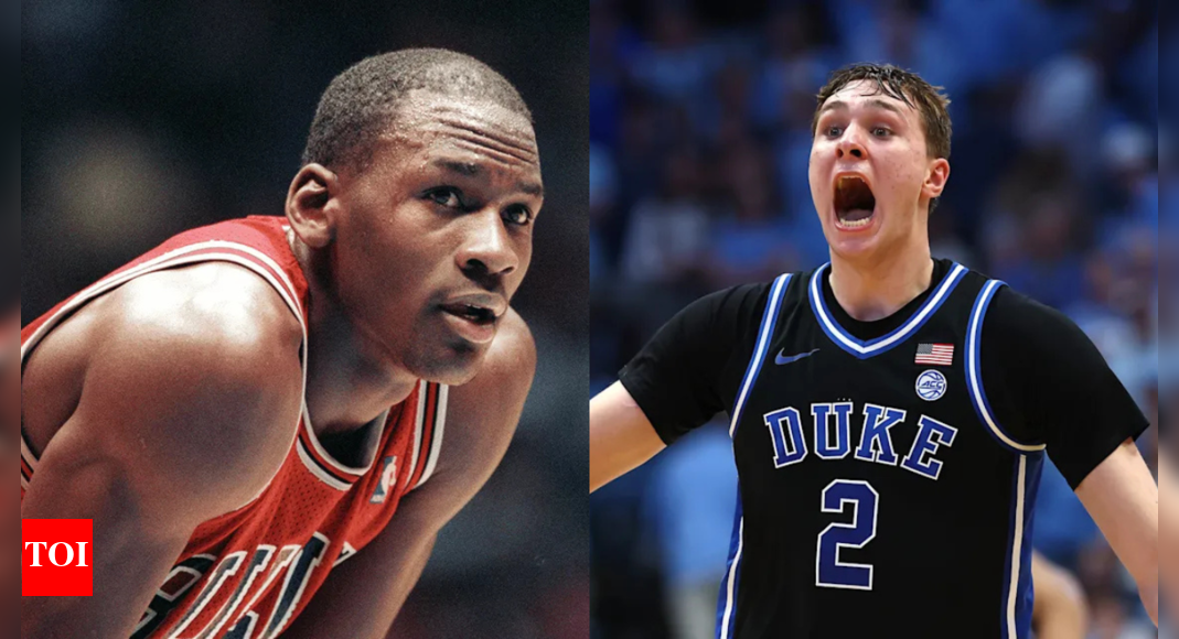 “GOAT and the future” - Michael Jordan’s iconic Ryder Cup moment with Cooper Flagg breaks the internet | NBA News