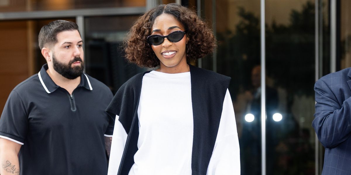 Ayo Edebiri Gives Sporty Chic A New Meaning In Basketball Shorts