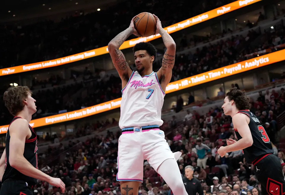 Miami Heat center Kel'el Ware (7)