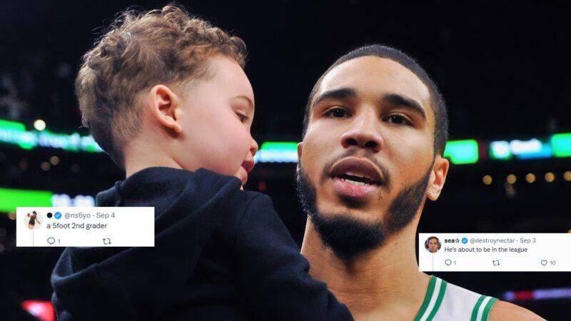 Everyone Is Saying The Same Thing About How Much Jayson Tatum’s Son Deuce Has Already Grown Up
