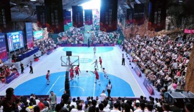 Thousands flock to Guizhou's cave basketball tournament-Xinhua