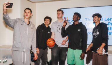 Nets rookies inspire young patients at Manhattan hospital