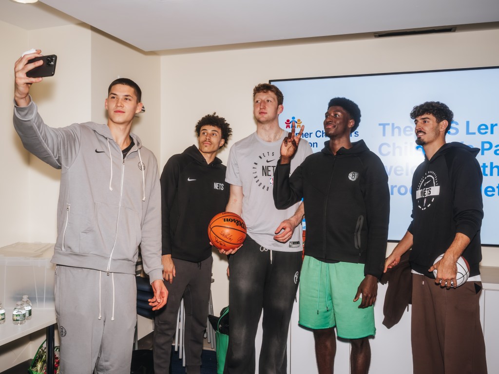 Nets rookies inspire young patients at Manhattan hospital