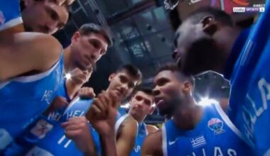 Giannis Antetokounmpo’s Fiery Huddle Speech Sparks Greece’s Historic Return To EuroBasket Medal Contention