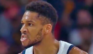 Giannis Antetokounmpo Fires Up Fans With Savage Mean Mug After Huge Block In EuroBasket Third-Place Game [VIDEO]