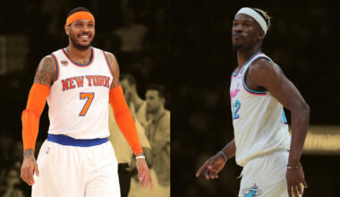 "I need you to give me something on the other end of the floor" - Robert Horry would rather have Heat's Jimmy Butler than the Knicks' Carmelo Anthony on the team