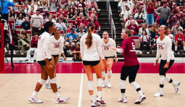 Razorbacks Down Rebs in Five to Open SEC Play