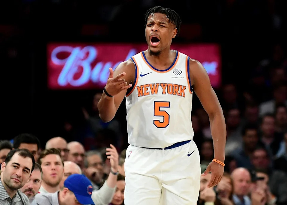 Dennis Smith Jr. spent three seasons with the Knicks. Getty Images