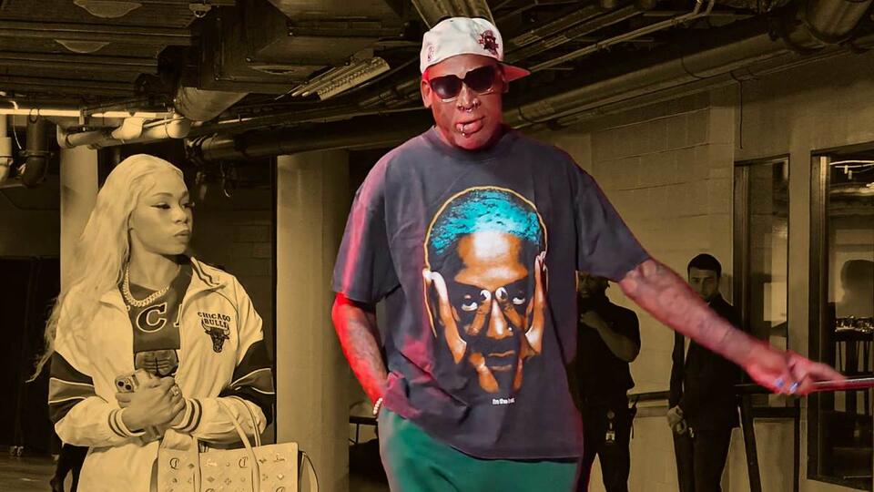 Dennis Rodman admitted it wasn't easy getting into the opposing player's head