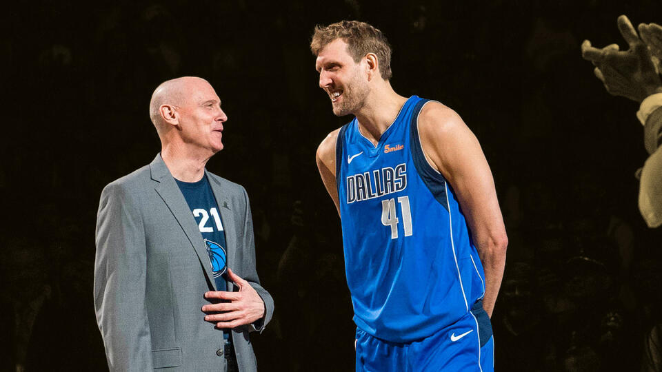 When Rick Carlisle ranked Dirk Nowitzki among the league's all-time greats: "A top 10 player in NBA history"