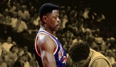 "People built me up to be a savior. One man cannot save a team" - Patrick Ewing on the pressure of joining the Knicks in 1985