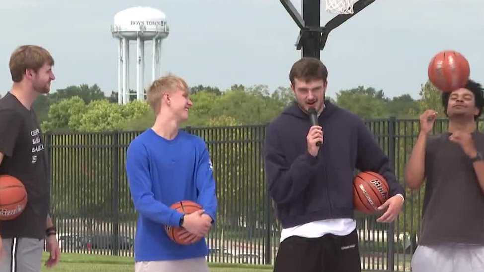 Creighton men's basketball visits Boys Town