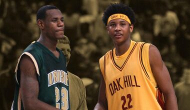 "When the lights go on and the ball goes up, we're winning that game" - Melo on proving his HS coach wrong about his friendship with LBJ