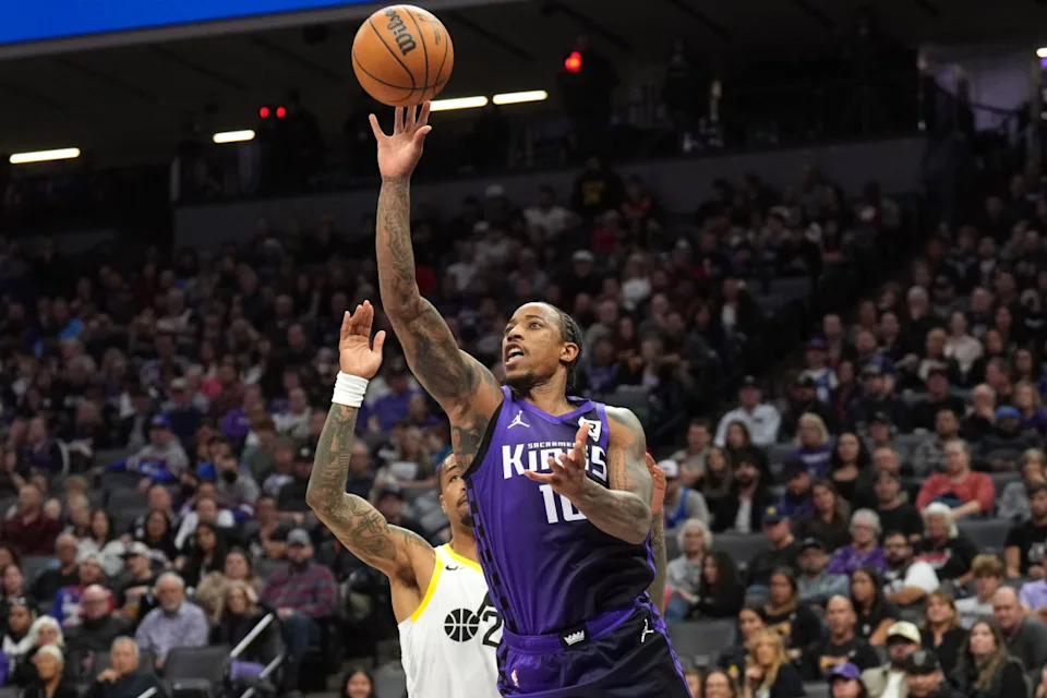 Sacramento Kings forward DeMar DeRozan© Darren Yamashita-Imagn Images