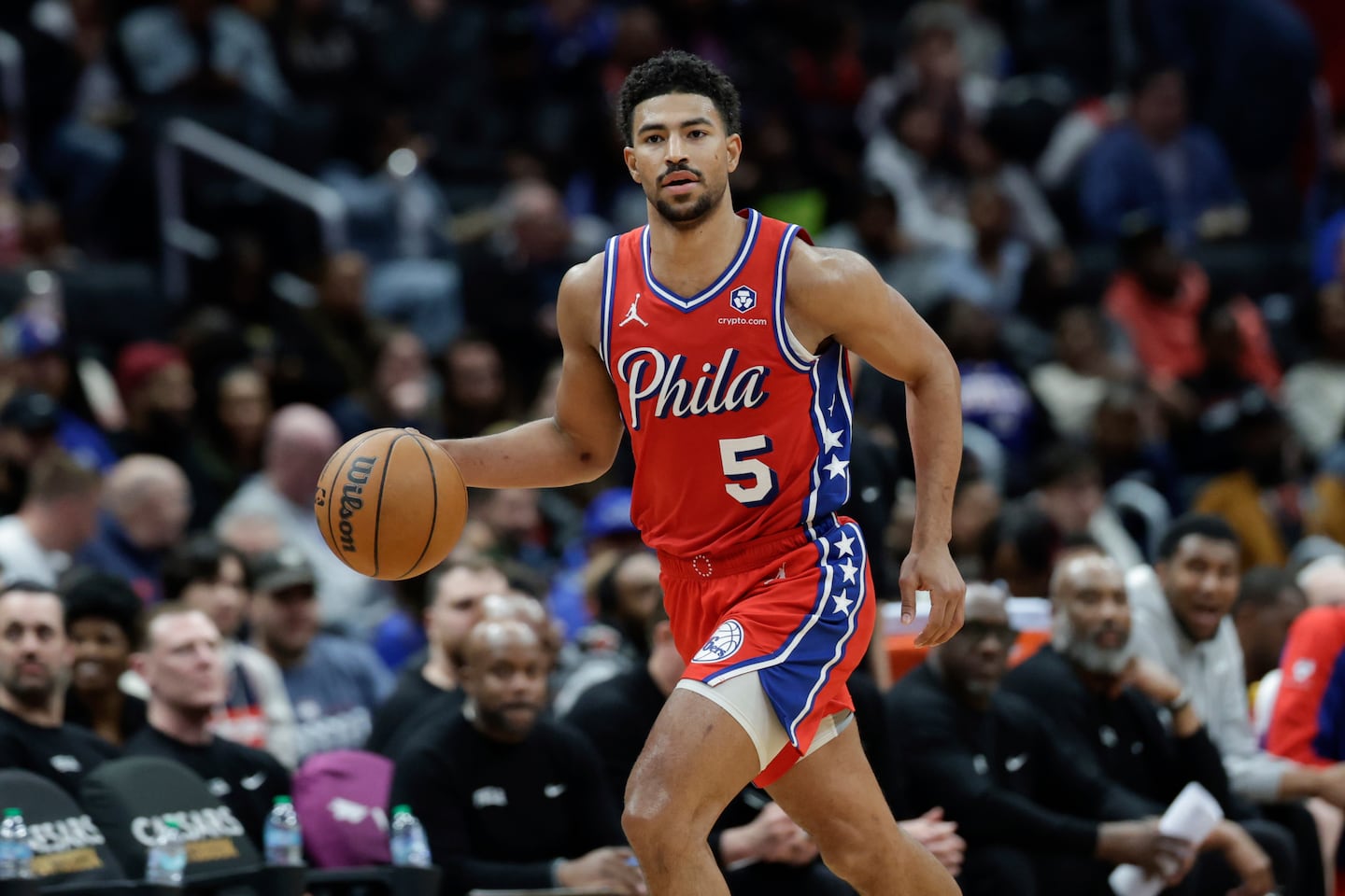 Quentin Grimes remains without a contract.