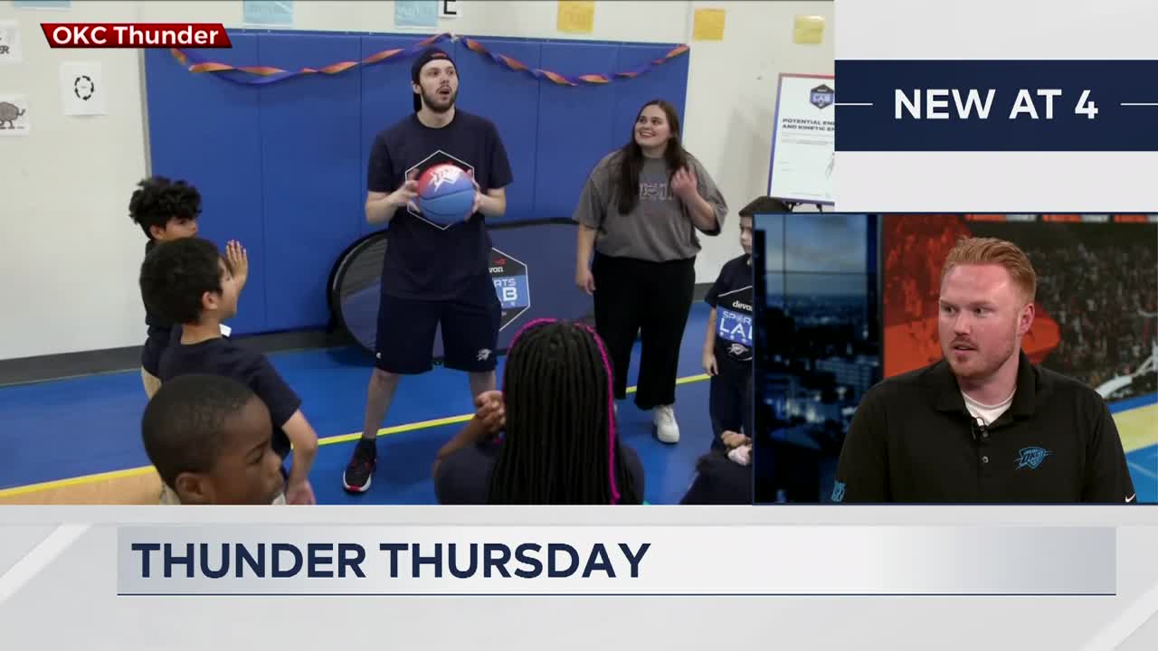 Thunder, Devon Energy team up to teach kids science through basketball