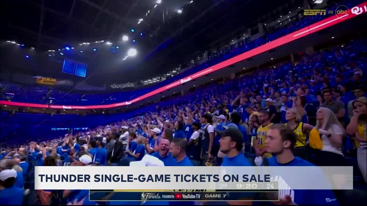 OKC Thunder single-game tickets officially on sale