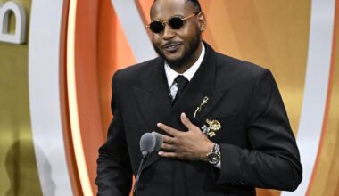 Carmelo Anthony enters Hall of Fame as a Knick: 'My soul will always echo 33rd and 7th' |