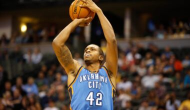 Thunder jersey history No. 42