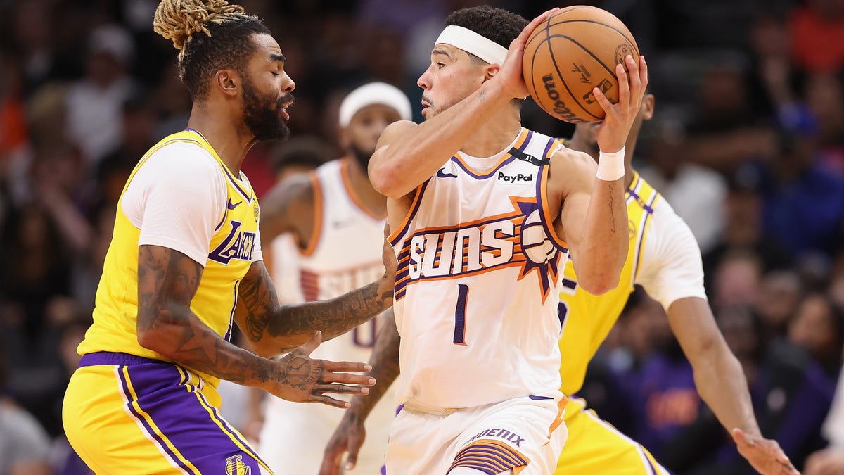 Mavs' D'Angelo Russell on Suns' Devin Booker, Kobe Bryant comparison