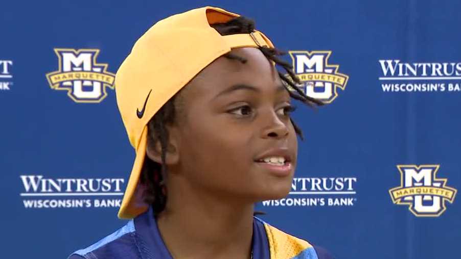 10-year-old signs with Marquette University basketball team at special event