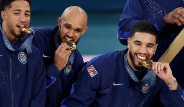 Derrick White on how he learned he might join Team USA as the Celtics won it all