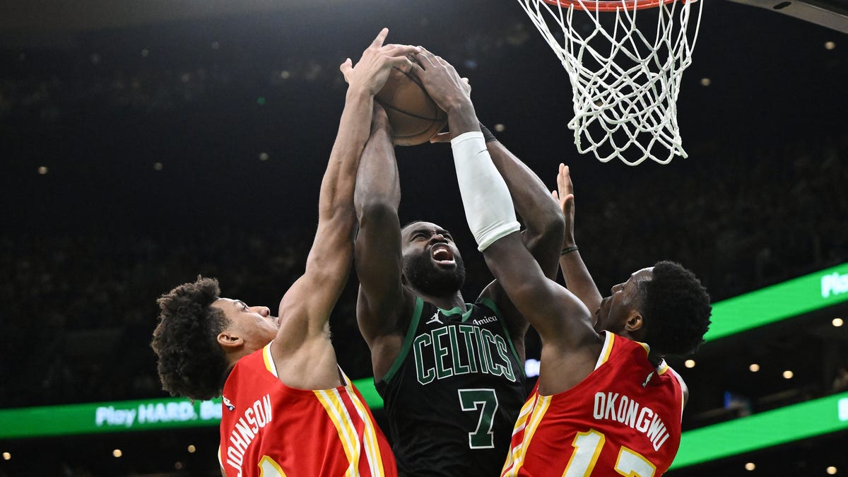 Could Jaylen Brown end up an Hawk after his time with the Celtics ends?