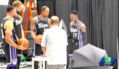 Sacramento Kings players and head coach speak at Media Day