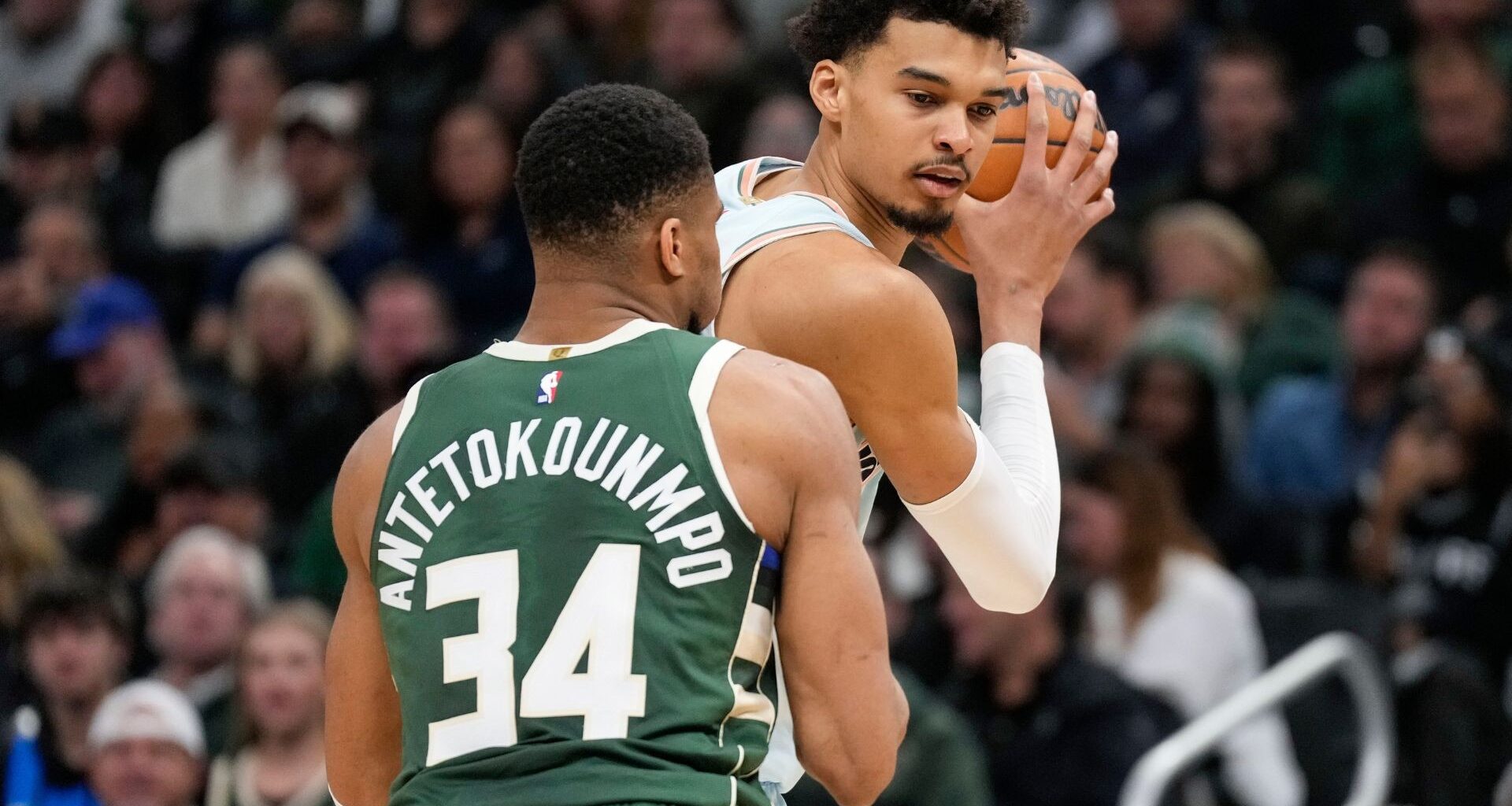 Giannis Antetokounmpo and Thanasis.