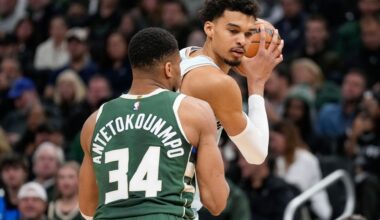 Giannis Antetokounmpo and Thanasis.