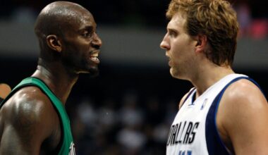Mavs icon Dirk Nowitzki, or Celtics legend Kevin Garnett?