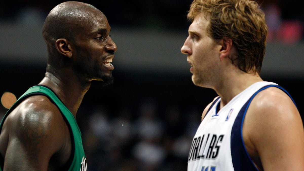Mavs icon Dirk Nowitzki, or Celtics legend Kevin Garnett?