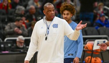 Hubert Davis talks 'pressure and expectation' with UNC basketball