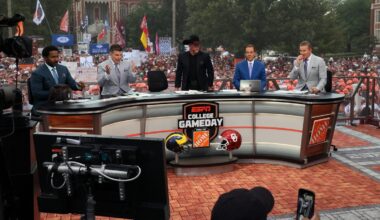 ESPN's College GameDay sees OKC Thunder signs in crowd