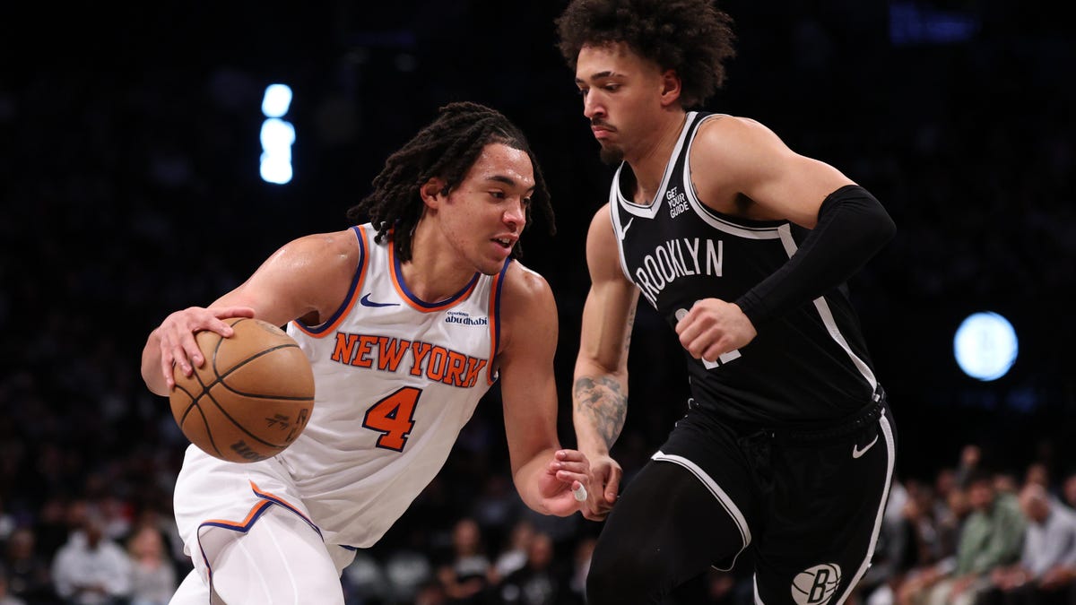 Should the Nets trade for Knicks' Pacome Dadiet, Tyler Kolek?