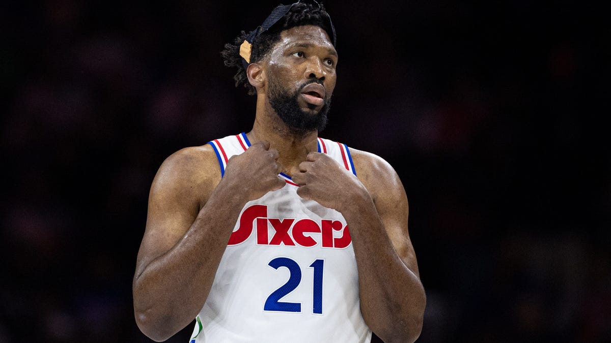 Sixers post picture of thinner Joel Embiid working out at facility