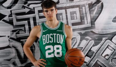 Celtics introduce Hugo Gonzalez, Amari Williams, Max Shulga to Boston