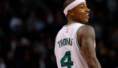 Isaiah Thomas going for 52 points with Boston vs. the Heat in 2016