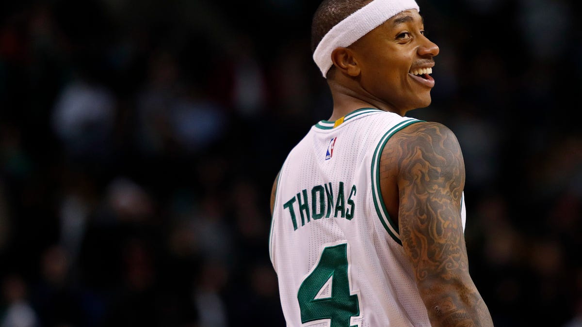 Isaiah Thomas going for 52 points with Boston vs. the Heat in 2016
