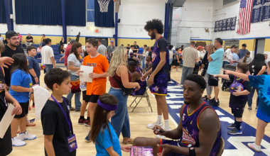 Saint Mary School, Middletown, hosts Harlem Wizards basketball show