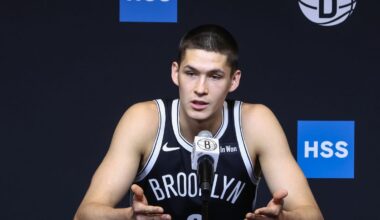 Nets GM Sean Marks discusses Egor Demin's fit; plantar fascia injury