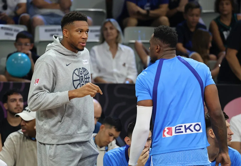 The Antetokounmpo are currently in EuroBasket action for Greece (REUTERS/Yiannis Kourtoglou)