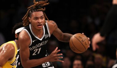 From skinny kid to different beast, Noah Clowney bulks up for Nets