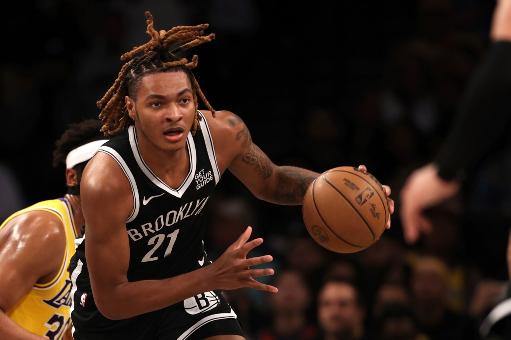 From skinny kid to different beast, Noah Clowney bulks up for Nets