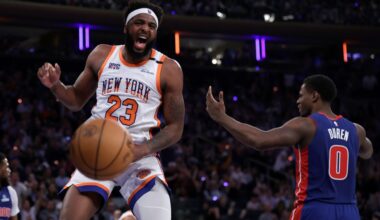 Mitchell Robinson doesn't care if he starts or not for the Knicks