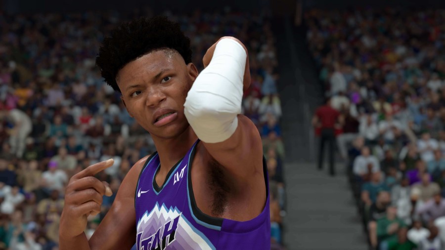 Ace Bailey of the Utah Jazz in NBA 2K26...
