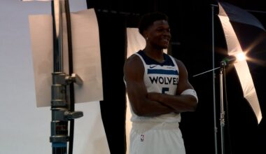 Watch: Anthony Edwards at Timberwolves Media Day: 'I've never been able to handle the ball this good in my life'