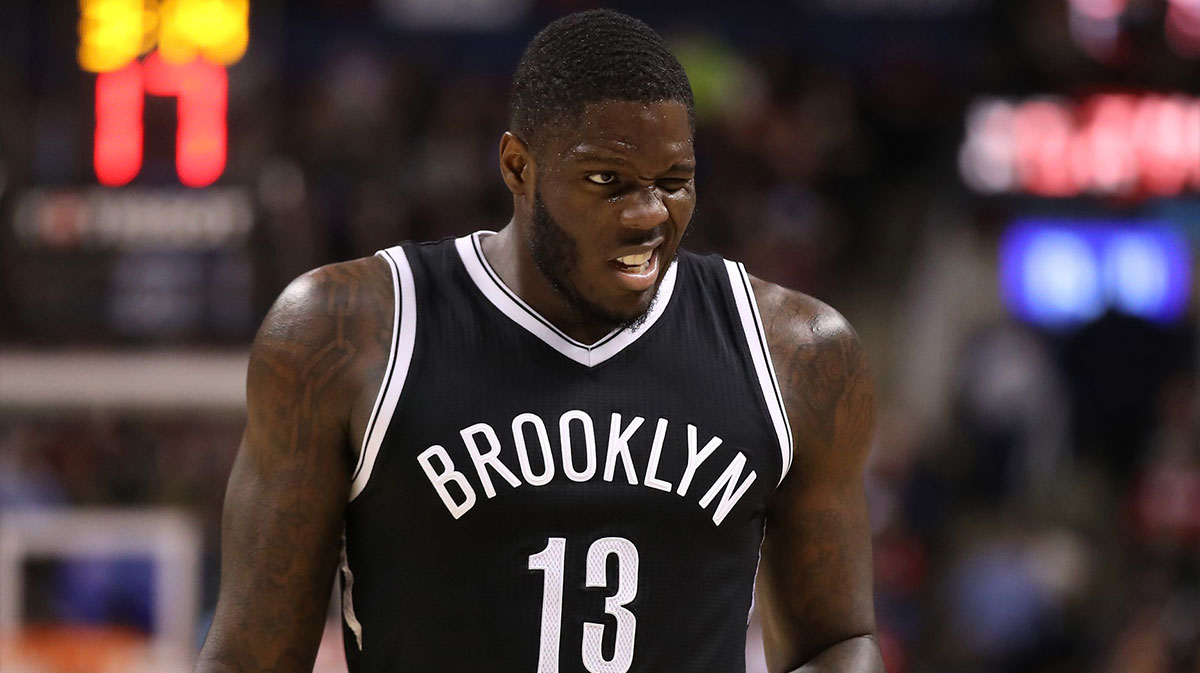 Brooklyn Nets forward Anthony Bennett (13) during their game against the Toronto Raptors at Air Canada Centre. The Raptors beat the Nets 116-104.