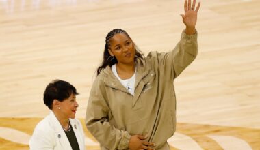 UConn great Maya Moore was recognized in Tampa during April's NCAA championship game, during which the Huskies won a 12th national title.