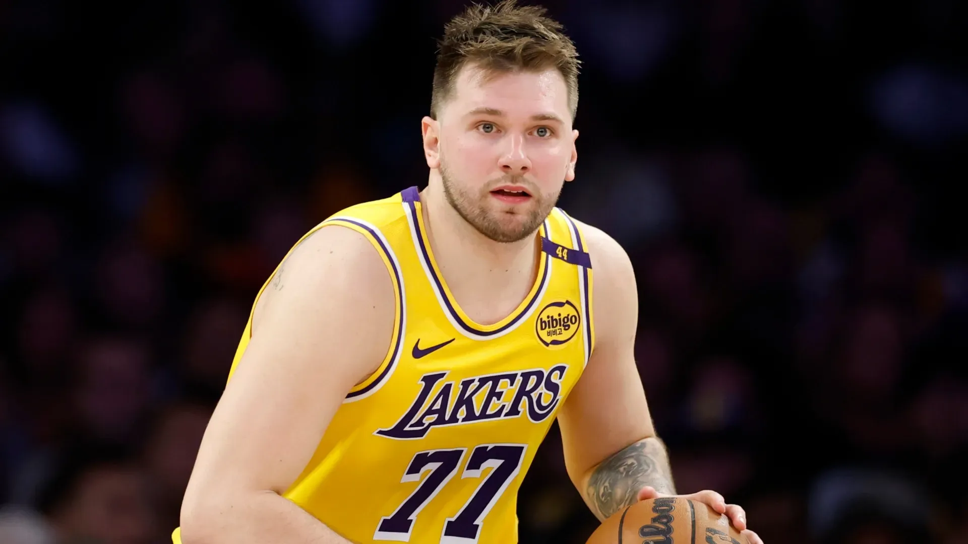 Luka Doncic playing for Los Angeles Lakers in 2025